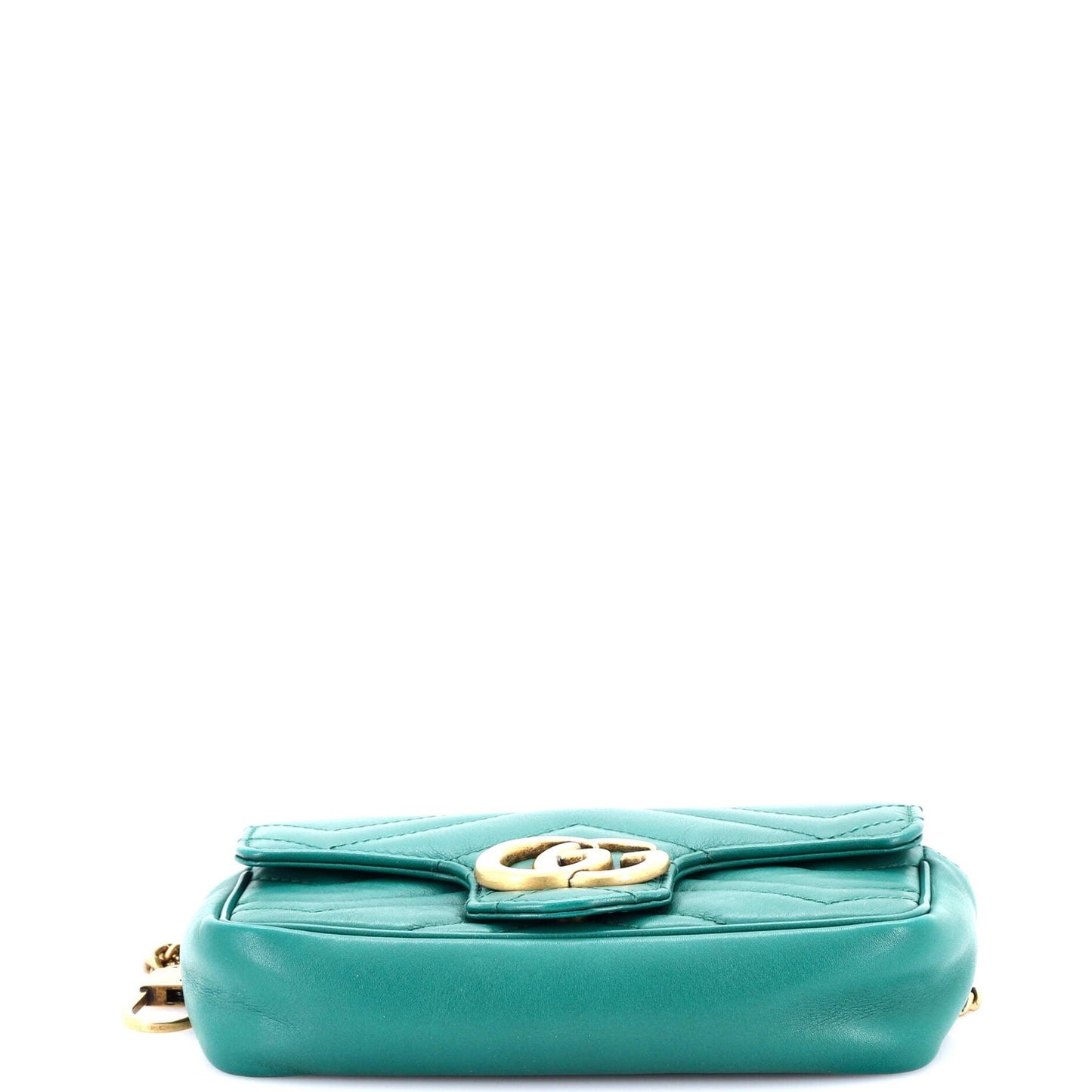 Gucci Gg Marmont Flap Bag Matelasse Leather Super Mini