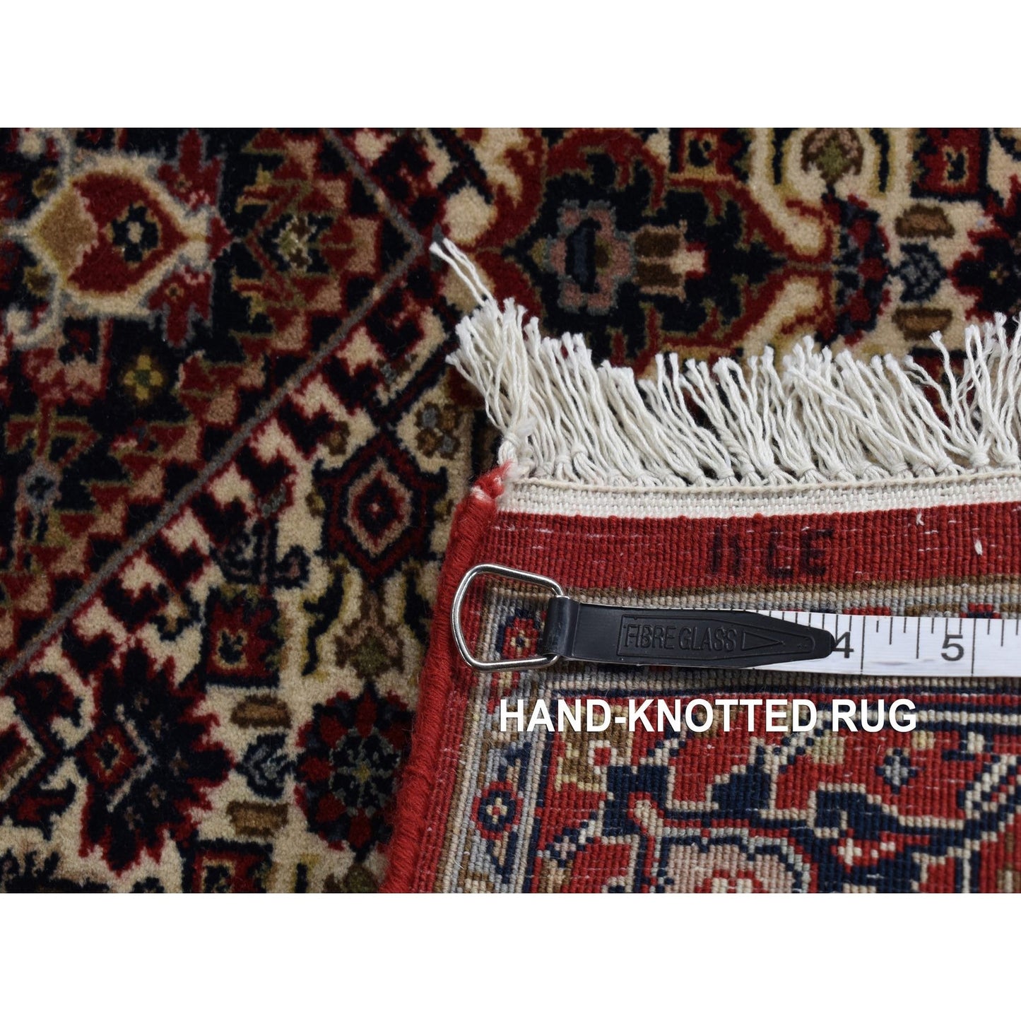 2'9"X11'4" Ivory Hand Knotted 300 Kpsi Wool Bejar Mahi Runner Rug