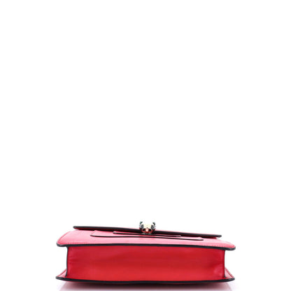 Bvlgari Serpenti Forever Square Shoulder Bag Leather Medium