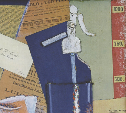 Carlo Carra Sifone Di Seltz " Offset Lithograph Cubism