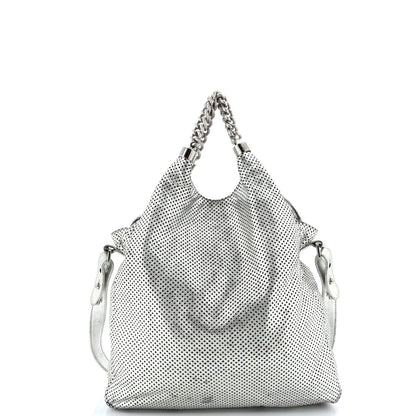 Chanel Rodeo Drive Hobo Perforated Leather Medium