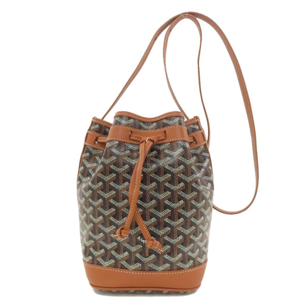 Goyard Petit Flo PVC Bucket Shoulder Bag