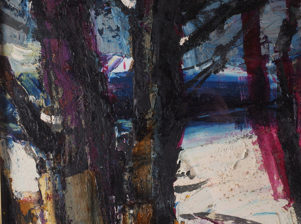 Rodolphe Caillaux (France) - Paris Original Painting Oil On Canvas Signed Framed