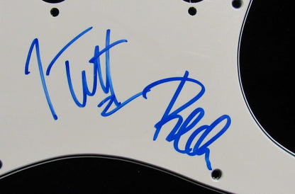 Def Leppard Joe Elliott/Phil Collen Signed/Autographed Guitar Pick Guard Jsa 578