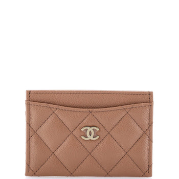 Chanel Classic Card Holder Quilted Caviar