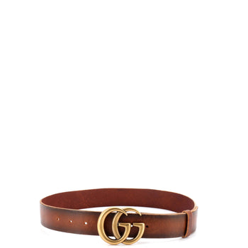 Gucci Gg Marmont Belt Leather Wide
