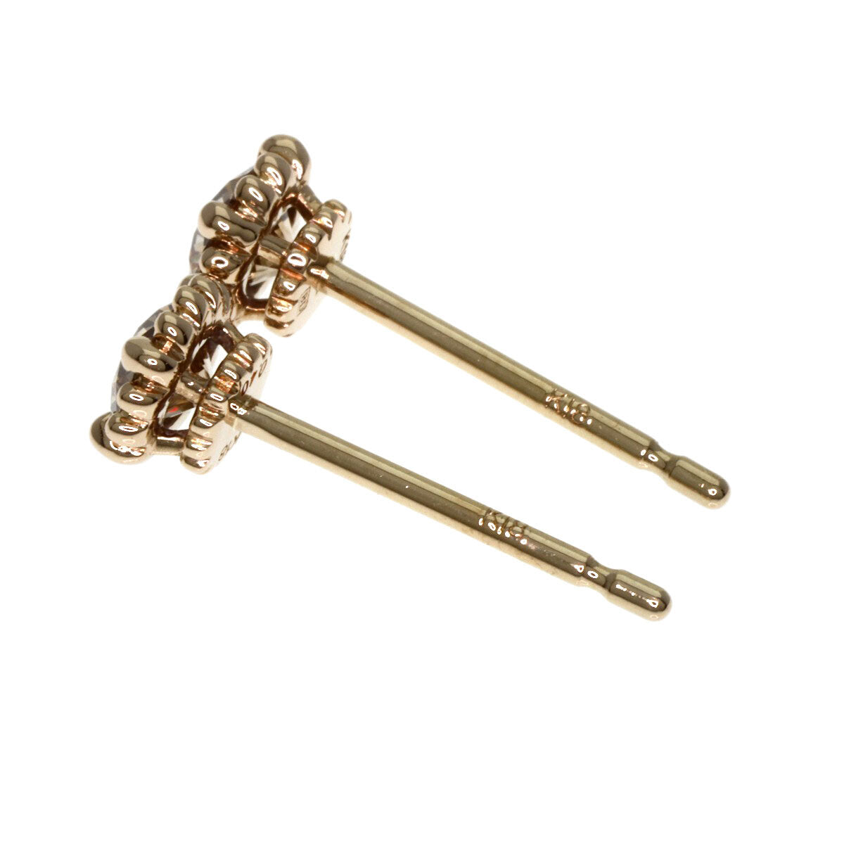 Kashikey   Earring Mill Brown Diamond K18Bg
