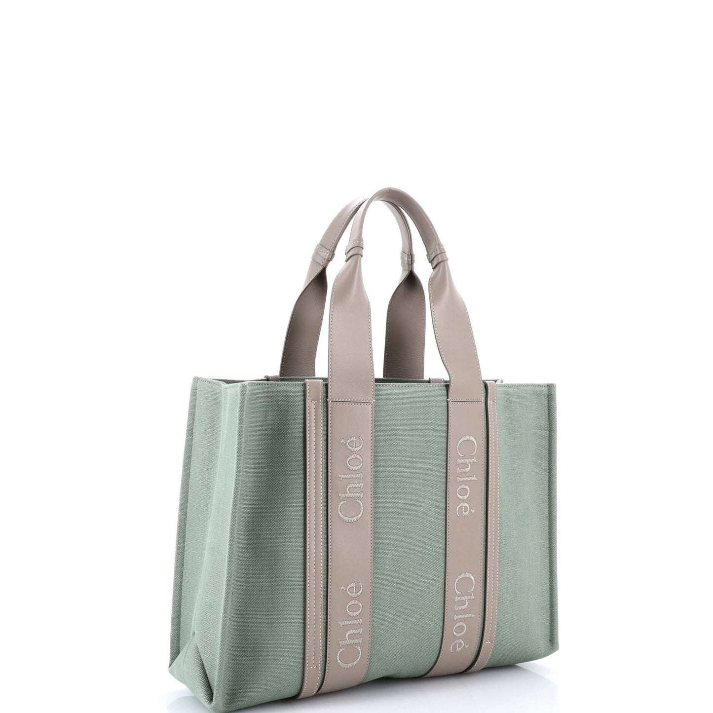 Chloe Woody Tote Leather Large