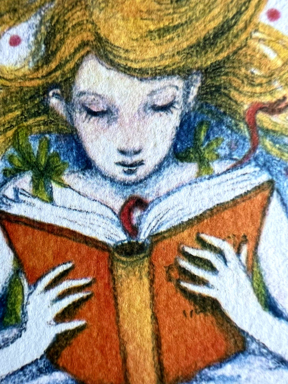 Alessandra Roberti Lithograph Technical Mixed Signed Numbered A Hand (Leo Nisi )