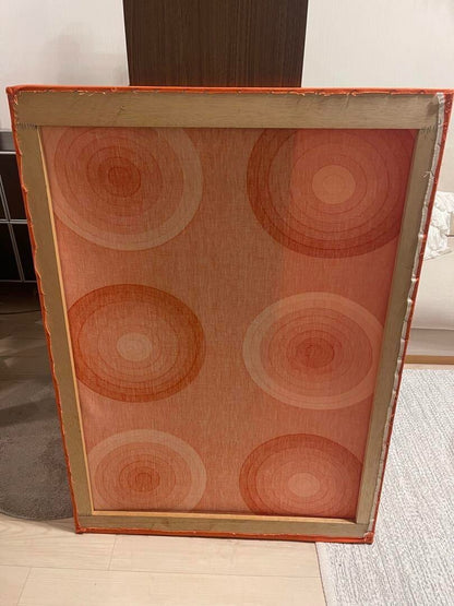 Verner Panton Fabric Vintage Circle Inch Panel 40 29
