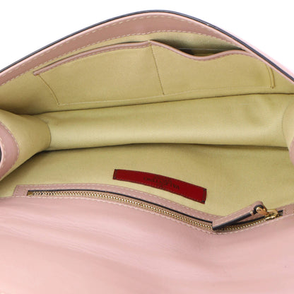 Valentino Garavani Glam Lock Shoulder Bag Leather Medium