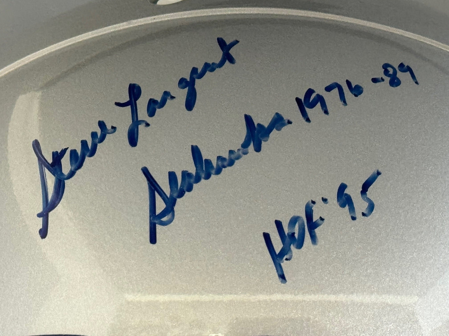 Seattle Seahawks Authentic Helmet Autographed By Steve Largent (PSA)