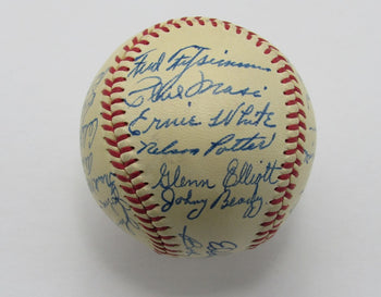1948 Boston Braves Nl Champs Team Signed By 27 Southworth Spahn Baseball 185367