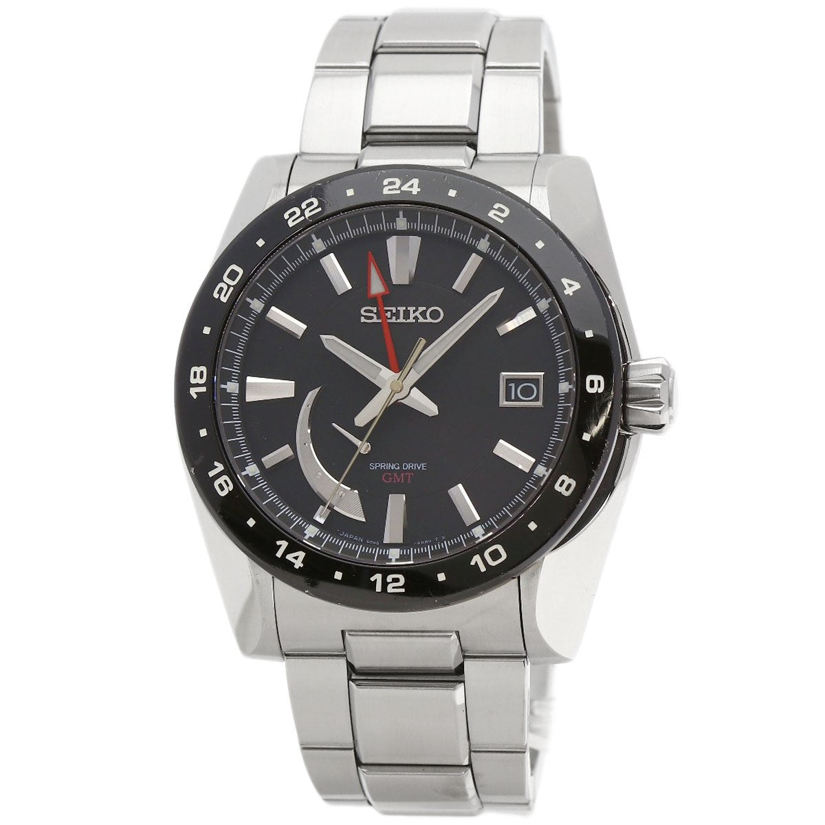 Stainless SEIKO Brights Ananta GMT Watches SAEA005 5R66-0AR0
