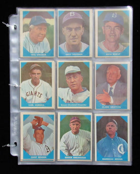 1960 Fleer Baseball Greats Complete Set (79) Ruth, Williams, Gehrig, Cobb 190558