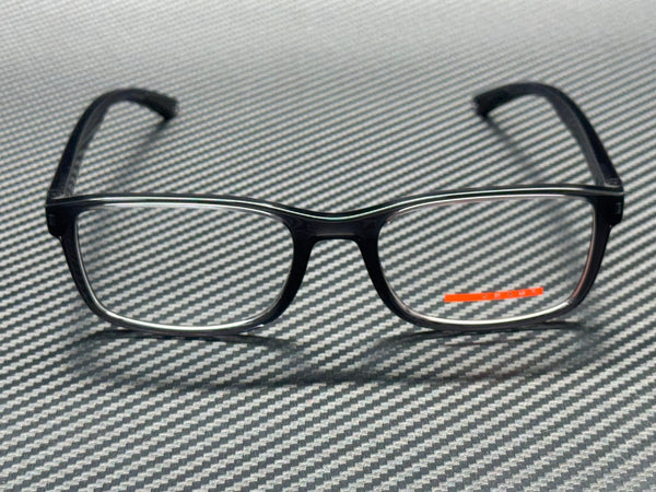 Transparent Grey Men's 55 mm Eyeglasses by Prada Linea Rossa PS 06RV 01D1O1