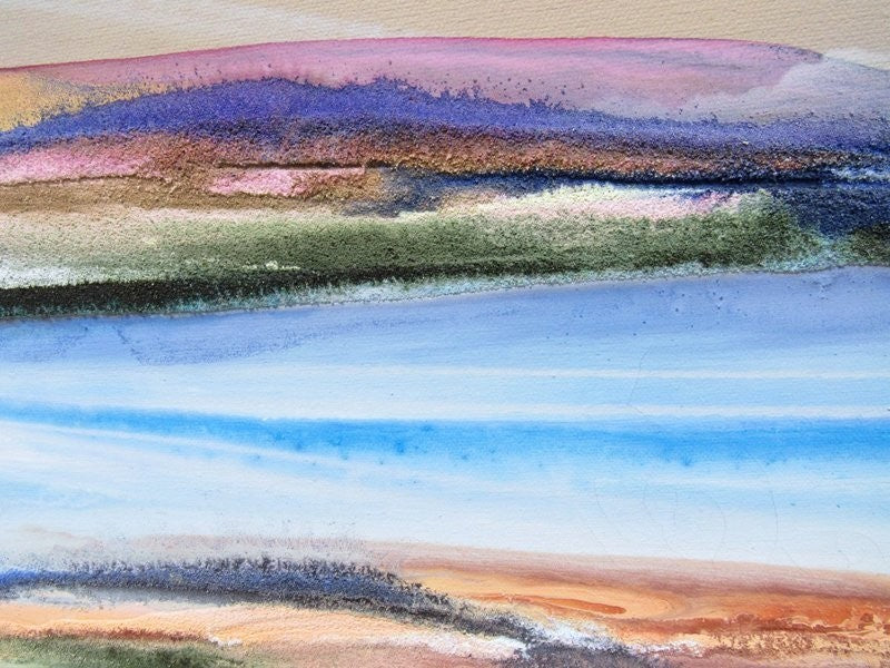 Elba Alvarez Original Oil Painting Landscape Large Canvas Signed 2011 Venezuela