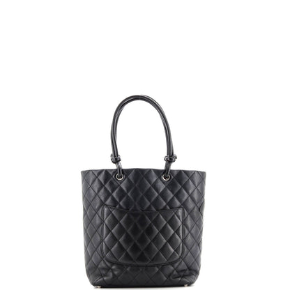 Chanel Cambon Tote Quilted Leather Medium