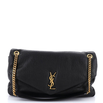 Saint Laurent Calypso Flap Bag Leather Large