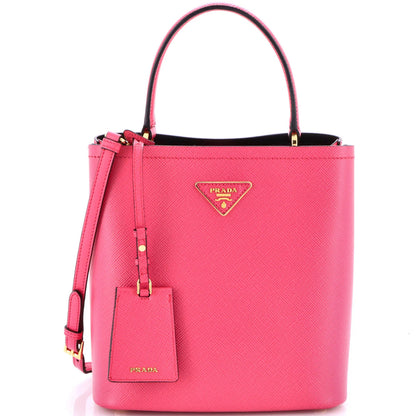 Prada Panier Bucket Bag Saffiano Leather Medium