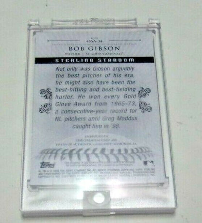 Bob Gibson 2007 Topps Sterling Game Used Quad
