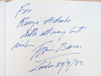 book Michel Leiris-Francis Bacon (1983) Signed Rare Contemporary Art Collection