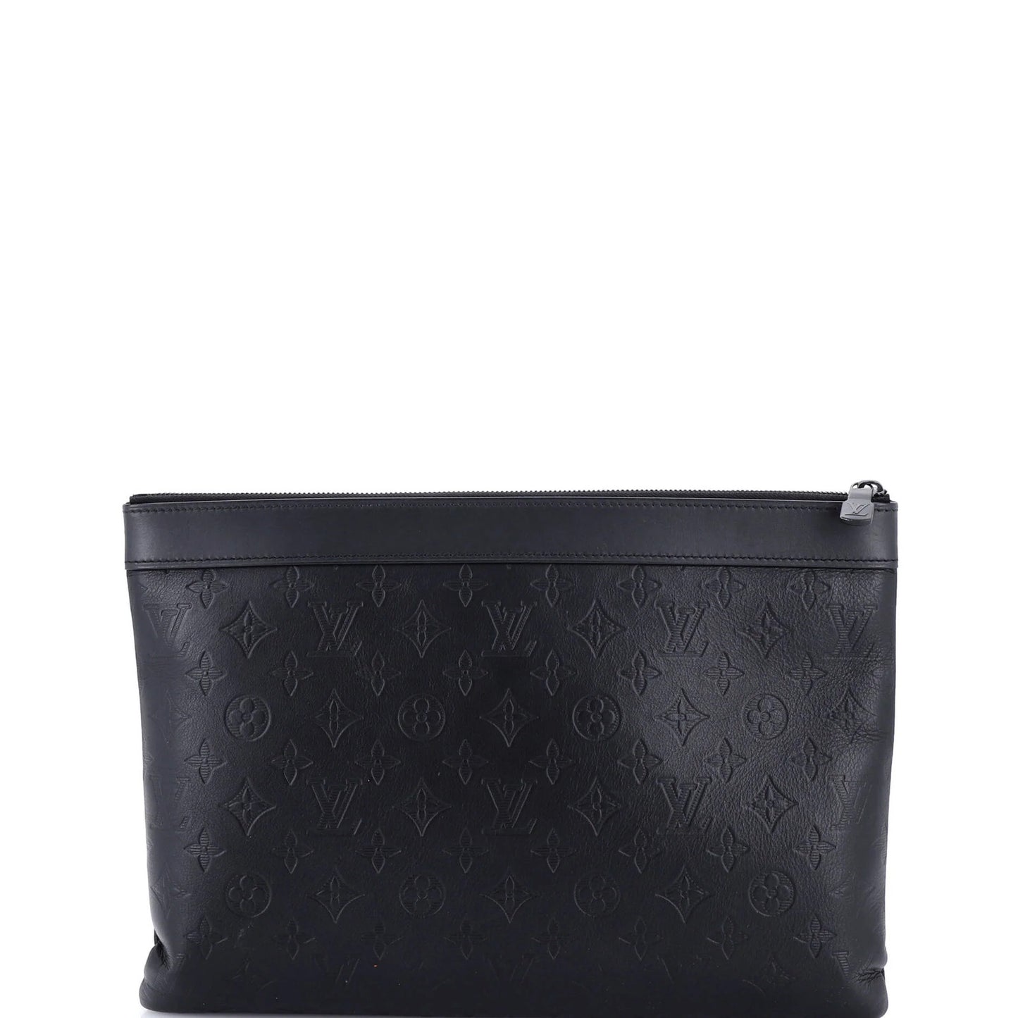 Louis Vuitton Discovery Pochette Monogram Shadow Leather Gm