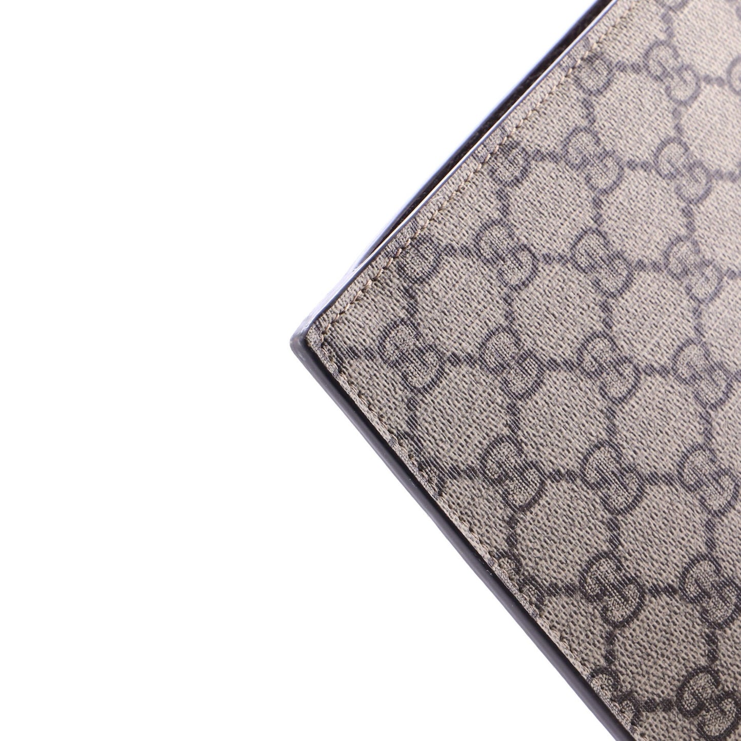 Gucci Neo Vintage Wristlet Pouch Gg Coated Canvas