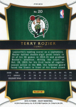 Terry Rozier 2015 Panini Select Tri Color
