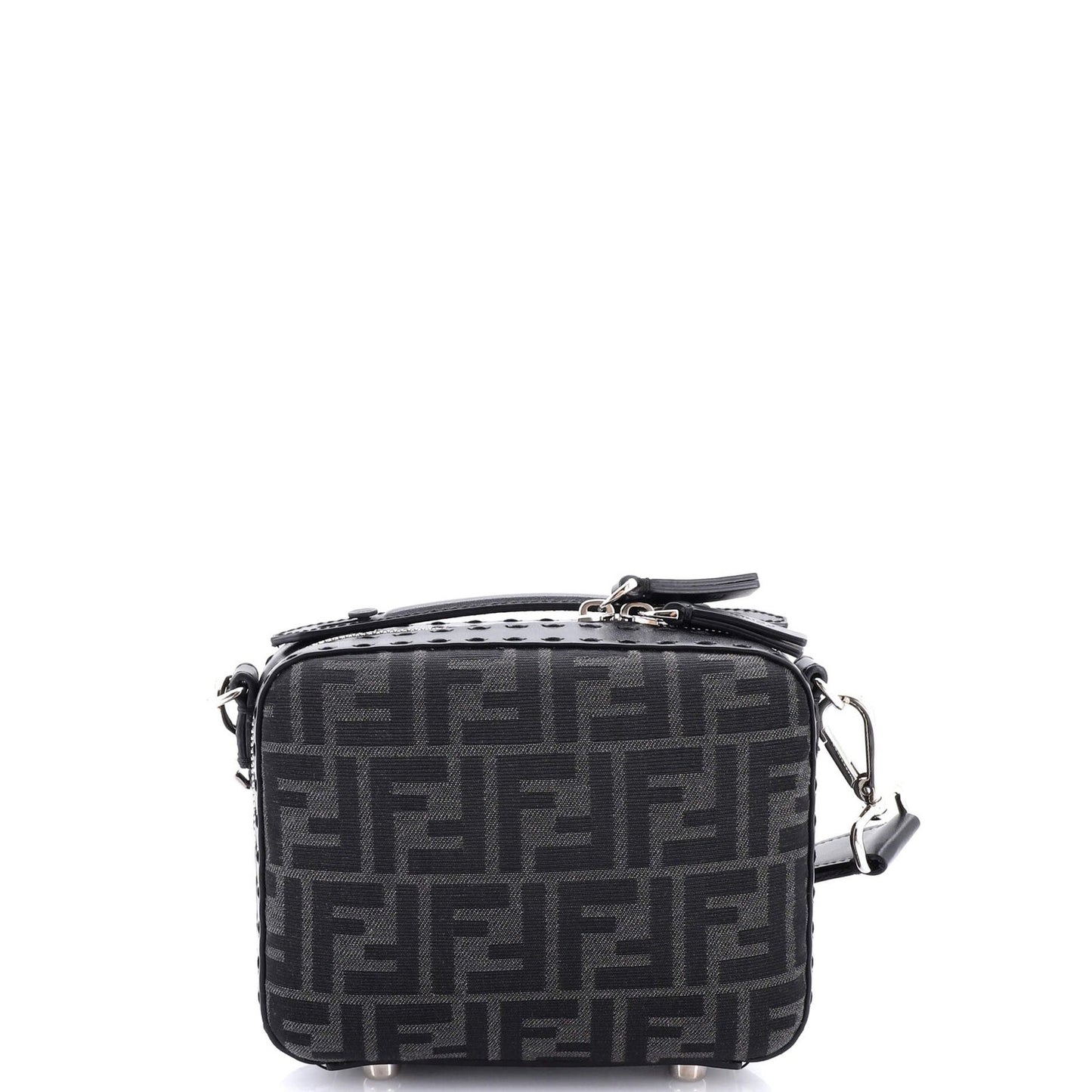Fendi Suitcase Crossbody Bag Zucca Canvas Mini