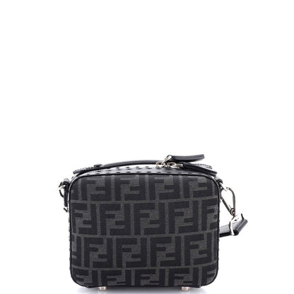 Fendi Suitcase Crossbody Bag Zucca Canvas Mini