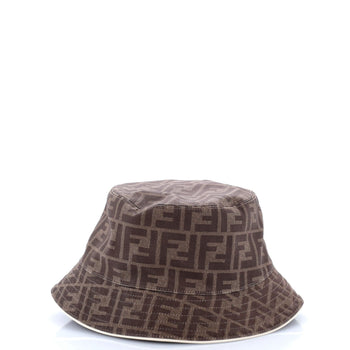 Fendi Reversible Bucket Hat Zucca Canvas And Cotton