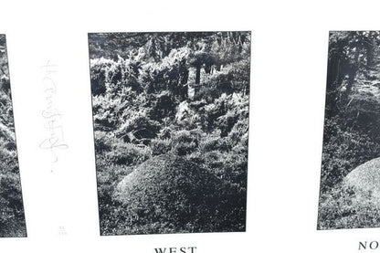 Hamish Fulton Photogravure Print East South West