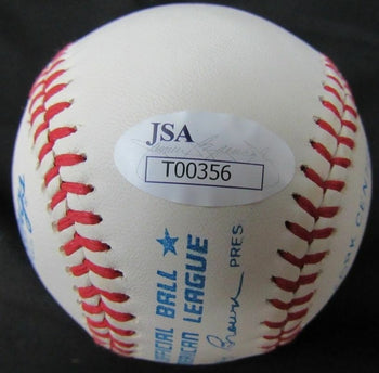 Frank Crosetti New York Yankees Autographed/Signed Rawlings Baseball Jsa 130808