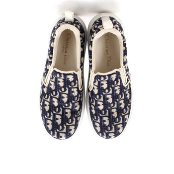 Christian Dior Women'S Solar Slip-On Sneakers Oblique Canvas