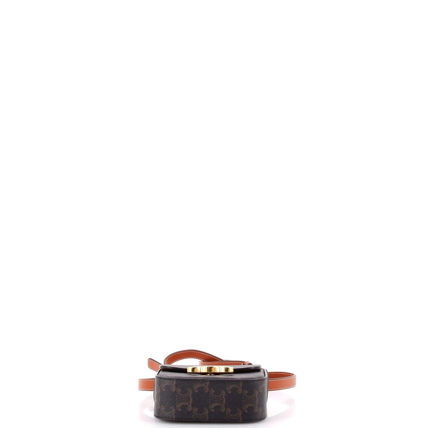 Celine Triomphe Shoulder Bag Triomphe Coated Canvas Mini