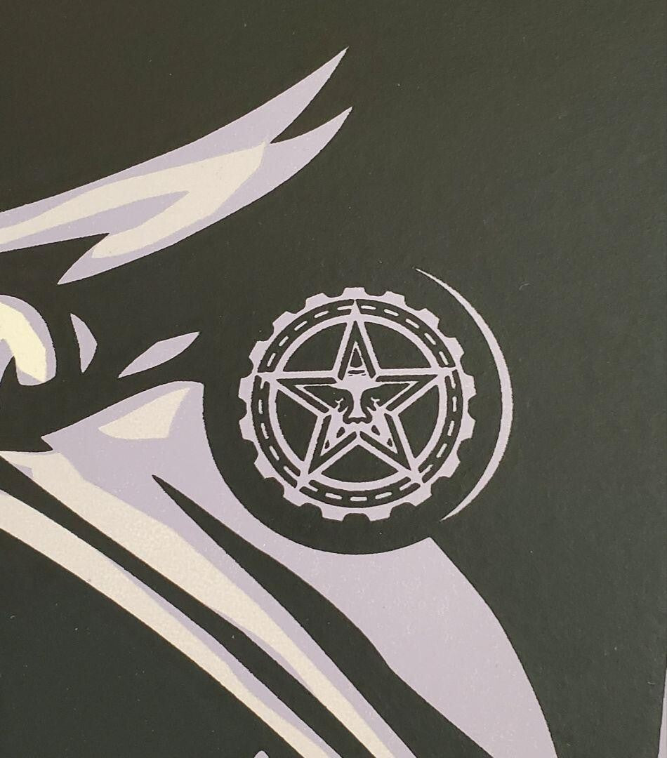 proof Shepard Fairey OBEY Joey Ramone artist signed 2005 pink silkscreen artist