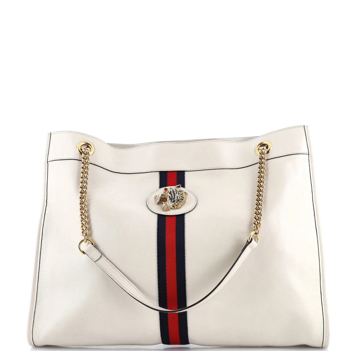 Gucci Rajah Chain Tote Leather Large