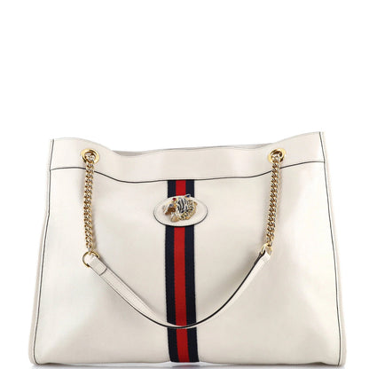 Gucci Rajah Chain Tote Leather Large