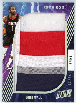 John Wall 2021 Panini Player Of The Day Prime