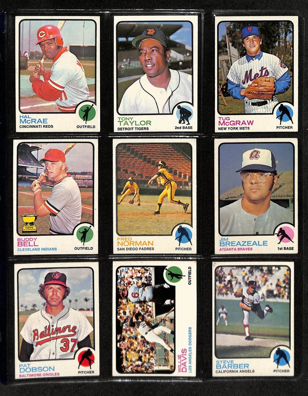 1973 Topps Baseball Cards Complete Set (660)