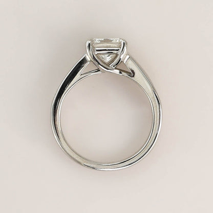 Ladies Platinum Diamond Ring, 1.03Ct Gia H/Vsi