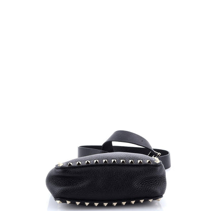 Valentino Garavani Rockstud Flip Lock Messenger Bag Leather Mini