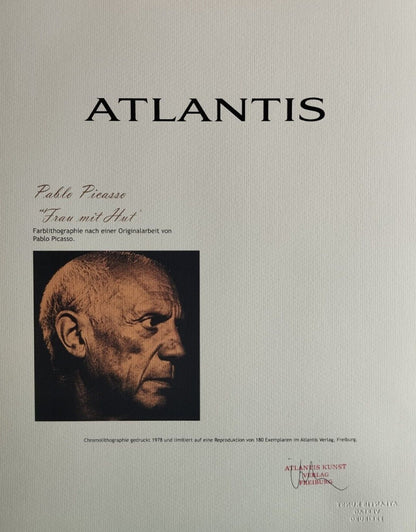 Pablo Picasso Lithograph Coa Signed In Pen/Stamp/Numbered In Pencil Crayon