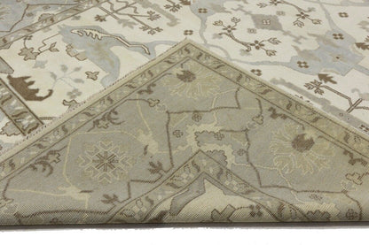 Handmade Wool Oushak Oriental Rug Extra Large