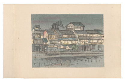 1922 Nakazawa Hiromitsu Compendium of Japan Woodblock Print Album 50 Views