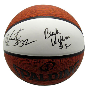 Buck Williams/Joe Smith Maryland Terrapins Dual-Signed Basketball Beckett 195579