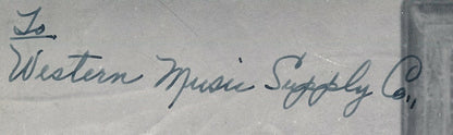 W.C. Handy Father Of The Blues Signed/Inscribed