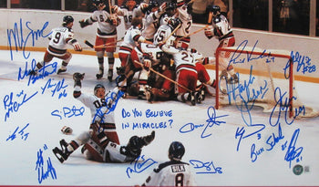 1980 Miracle On Ice Team Signed(18 Signatures)