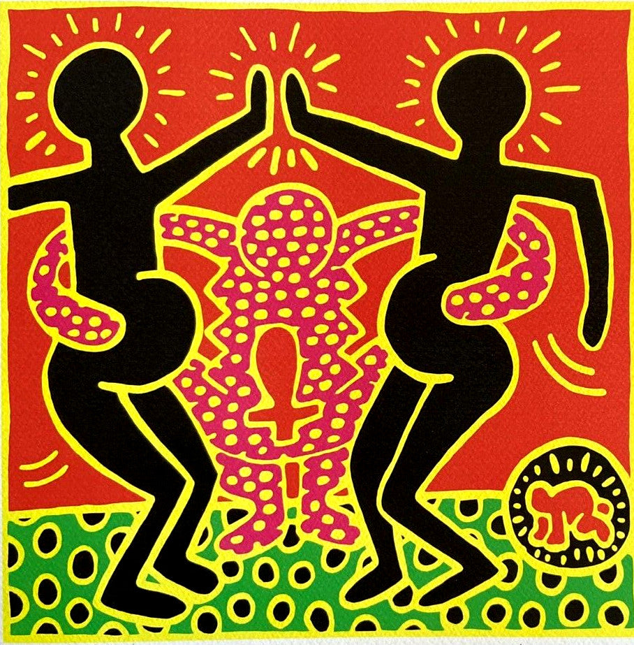 Keith Haring Lithograph Coa Signed Numbered With Certified Pencil